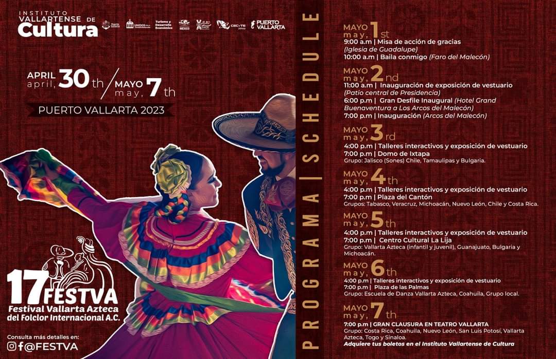 Invitan Al Festival Vallarta Azteca Del Folclor Internacional