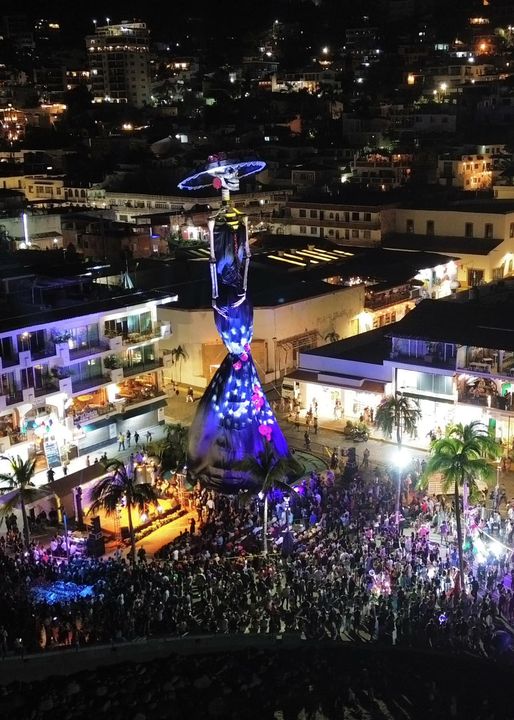 Logra La Catrina Monumental Otro R Cord Guinness Puerto Vallarta