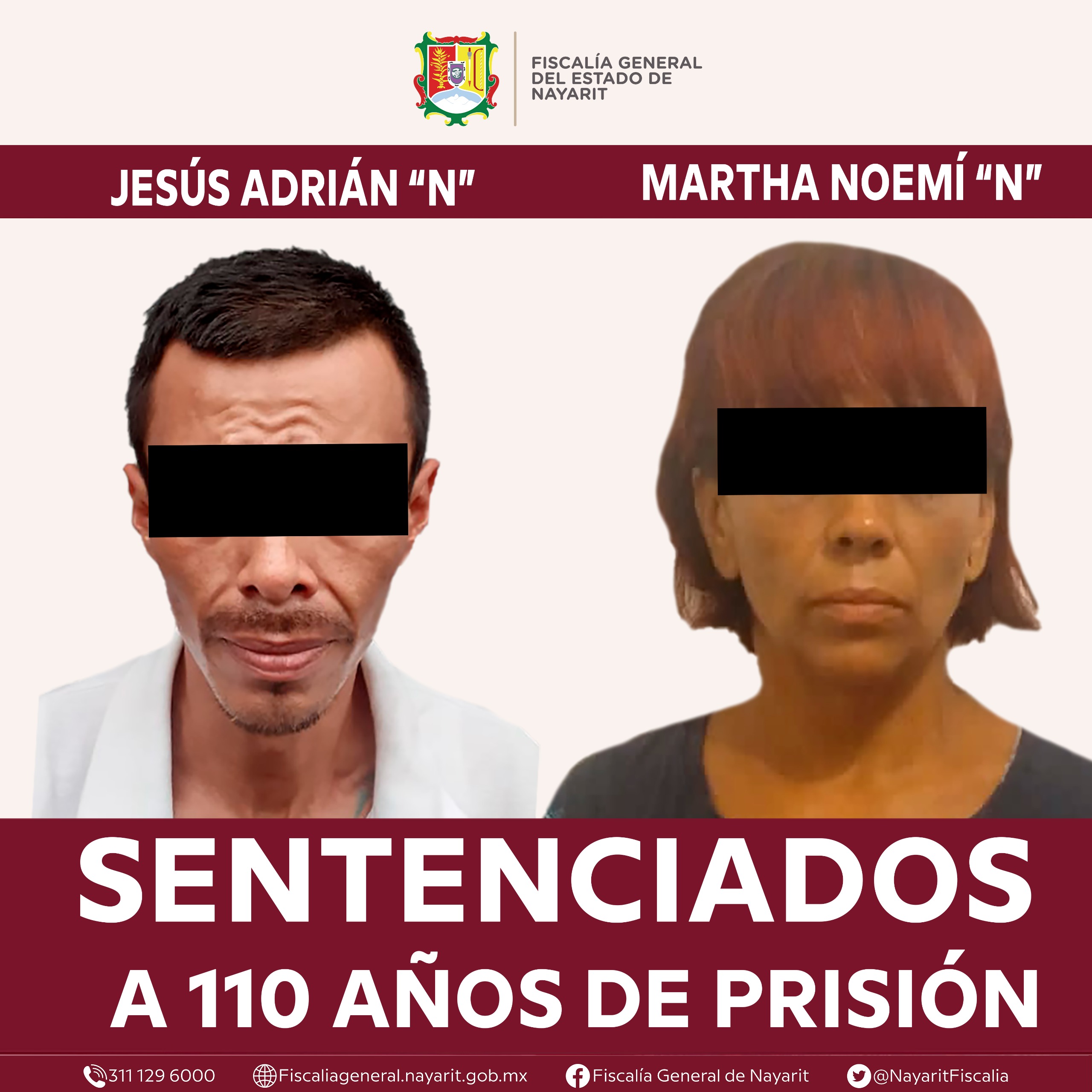 Logran sentencia histórica en Nayarit de 110 años contra homicidas y ...