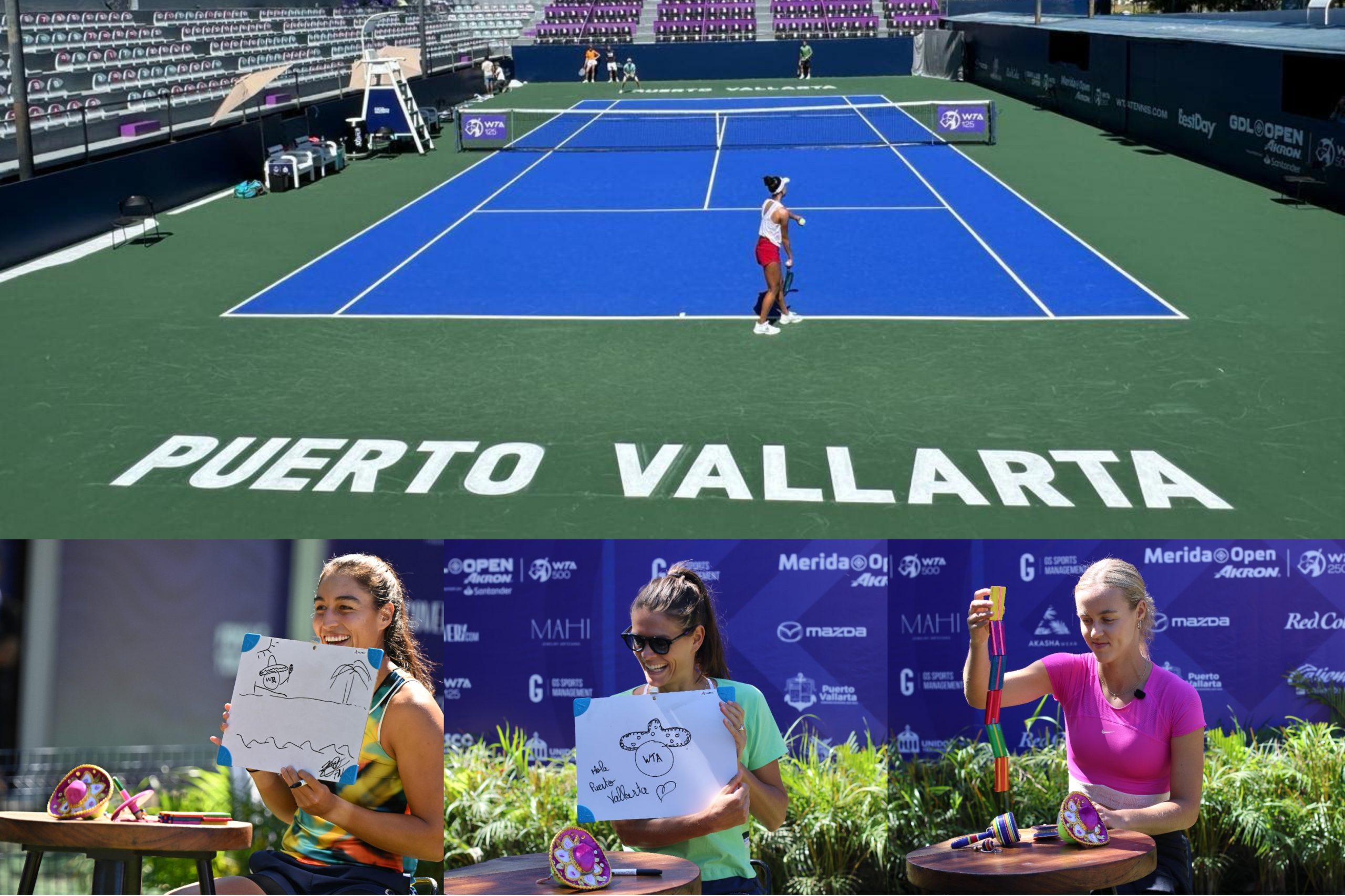 Queda Definida la Primera Ronda del WTA Puerto Vallarta Puerto