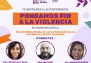 Habrá conferencia “Pongamos fin a la violencia” del #25N