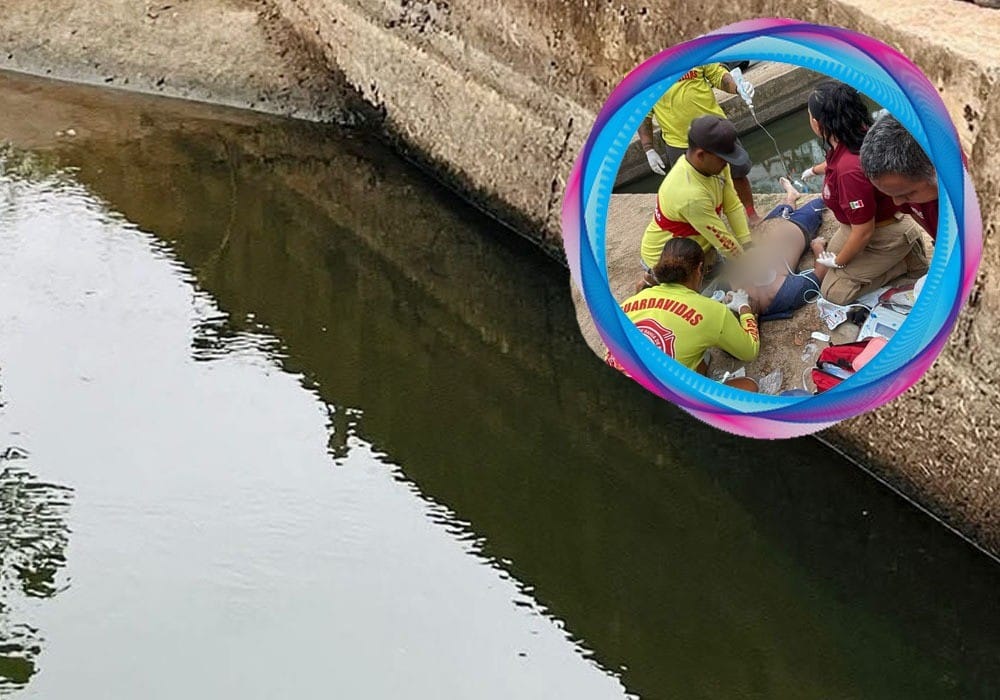 Salvo a su hijo pero el murió ahogado en canal de El Colomo | Puerto ...