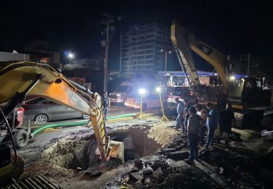 Podrían terminar reparación del colector Centro-Norte el próximo lunes, tras socavón 
