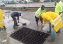 El equipo de SISEP realiza trabajos de mantenimiento en la la avenida 200