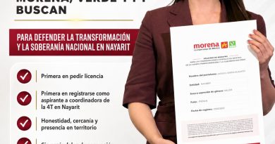 Jasmín Bugarín tiene el perfil que Morena, Verde y PT buscan para defender la transformación y la Soberanía Nacional en Nayarit