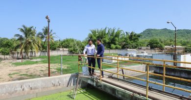 Supervisan avances de la ampliación de la planta de tratamiento de Úrsulo Galván