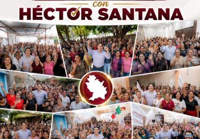 Siete asambleas en un día: Tepic se define con Héctor Santana 