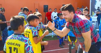 Israel Santillán refrenda su compromiso en las finales de la Liga Municipal de Fútbol