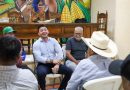 Israel Santillán fortalece el trabajo conjunto con los núcleos agrarios