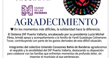 DIF Puerto Vallarta brinda apoyo solidario a familias de Tebelchía