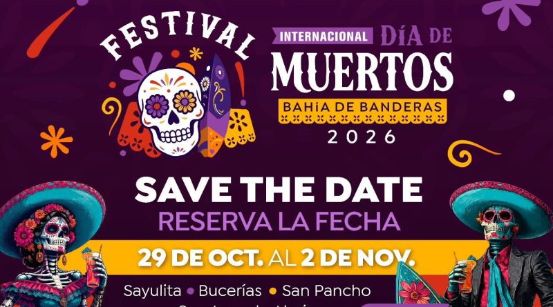 Bahía de Banderas se prepara para vivir el Festival Internacional Día de Muertos 2026