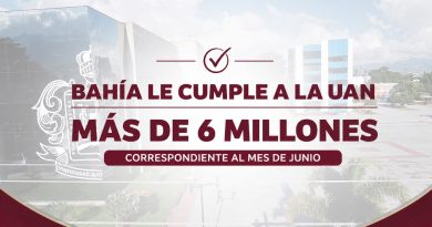 Aporta gobierno de Bahía de Banderas 6 millones 908 mil pesos la AUN en junio