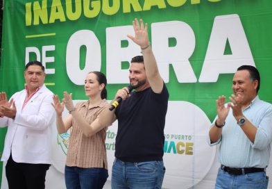 Gobierno de Luis Munguía cumple promesa de campaña e inaugura calle Margarita   