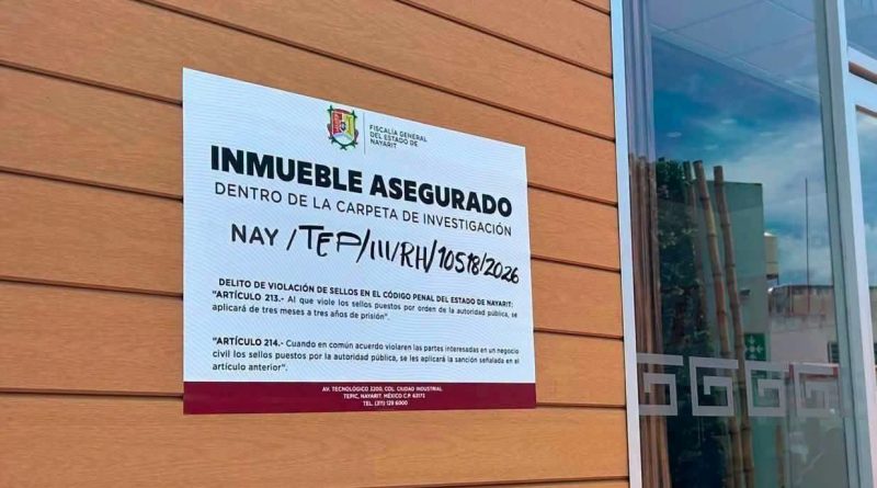 Fiscalía de Nayarit asegura 23 inmuebles vinculados a “Carnes Selectas de Nayarit”