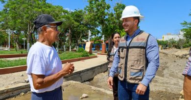 Supervisa Israel Santillán avance de la obra de la calle Hidalgo en Punta de Mita