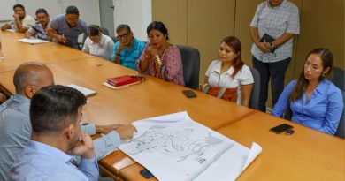Israel Santillán encabeza mesa de trabajo para atender inundaciones en Avenida México, Nuevo Nayarit