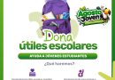Súmate al libretón con la donación de útiles escolares