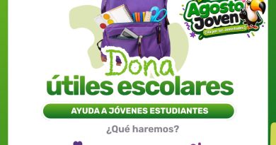 Súmate al libretón con la donación de útiles escolares