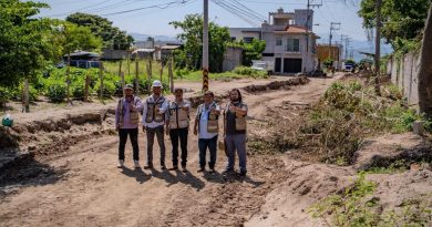 Obra de la calle Las Flores en San José del Valle, registra 60% de avance