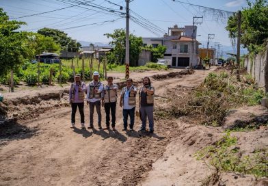 Obra de la calle Las Flores en San José del Valle, registra 60% de avance