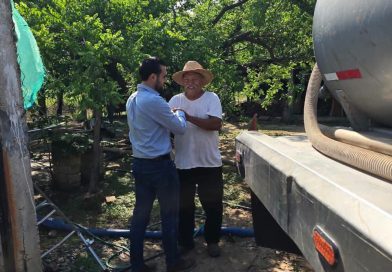 Gobierno de Bahía de Banderas lleva apoyo de saneamiento a Aguamilpa