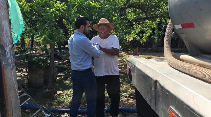 Gobierno de Bahía de Banderas lleva apoyo de saneamiento a Aguamilpa