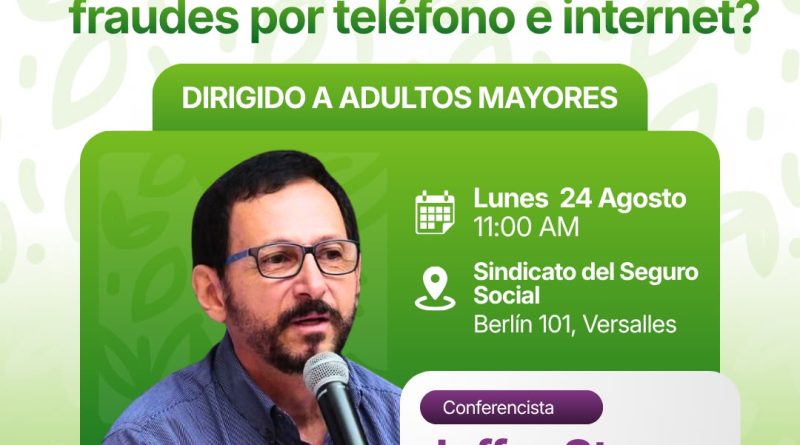 Brindará DIF conferencia a adultos mayores para evitar fraudes 