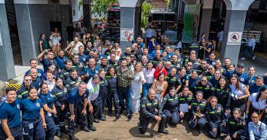 Arq. Luis Munguía reconoce la gran labor de los bomberos en su día
