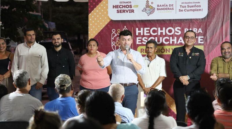 Israel Santillán fortalece el diálogo con vecinos de Mezcalitos con jornada «Hechos para Escucharte»