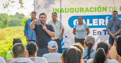 Cumple Luis Munguía a Tebelchía con agua potable y más apoyos para sus familias