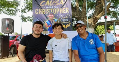 Israel Santillán se suma al cuadrangular con causa en apoyo a Christopher