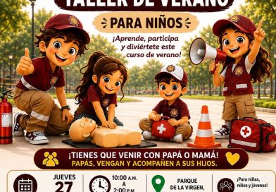 Protección civil y bomberos invita a niñas y niños del municipio a su taller de verano