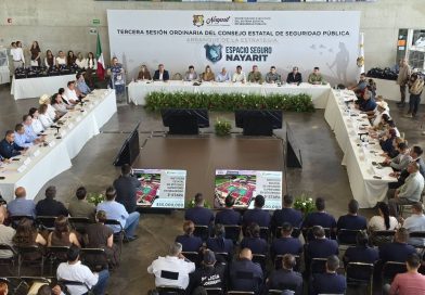 Participa Israel Santillán en la Tercera Sesión Ordinaria del Consejo Estatal de Seguridad Pública