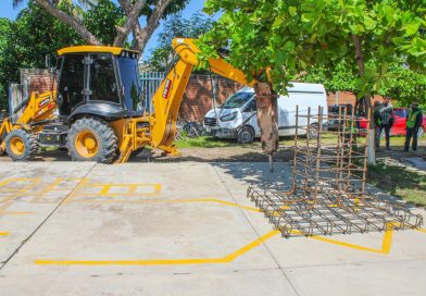 Arranca construcción de domo en la Primaria Cuauhtémoc para beneficio de 320 estudiantes