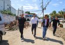 Supervisa Israel Santillán obra del camellón en Jarretaderas