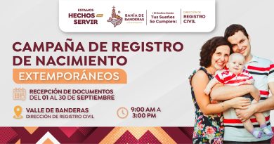 Impulsa gobierno de Bahía de Banderas campaña de registros de nacimiento extemporáneos