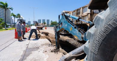 En la recta final la reparación de línea sanitaria en avenida Francisco Medina Ascencio