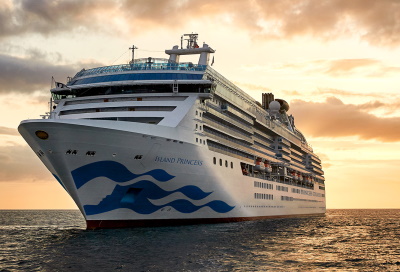 Modifican fecha de arribo del crucero Island Princess por presencia de huracán 