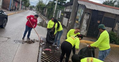 SISEP refuerza limpieza de bocas de tormenta
