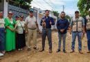 Supervisa Israel Santillán avance de obra en la calle Simeón de Mezcales