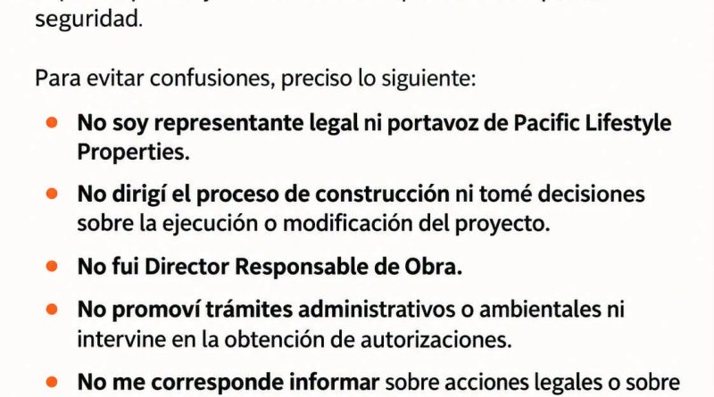 Citlalli Huerta se deslinda del caso Punta Paraíso: niega responsabilidad en la obra