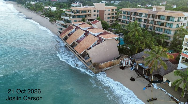 Héctor Santana pide la urgente para demoler torre de Punta Paraíso en San Pancho