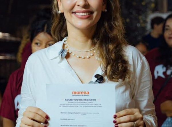 Daniela Sahagún se registra para coordinar la organización de Morena