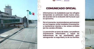 Aeropuerto de Puerto Vallarta extiende cierre hasta el martes por huracán Simón