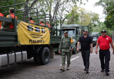 Sedena y Gobierno Municipal coordinan acciones ante el huracán Simon