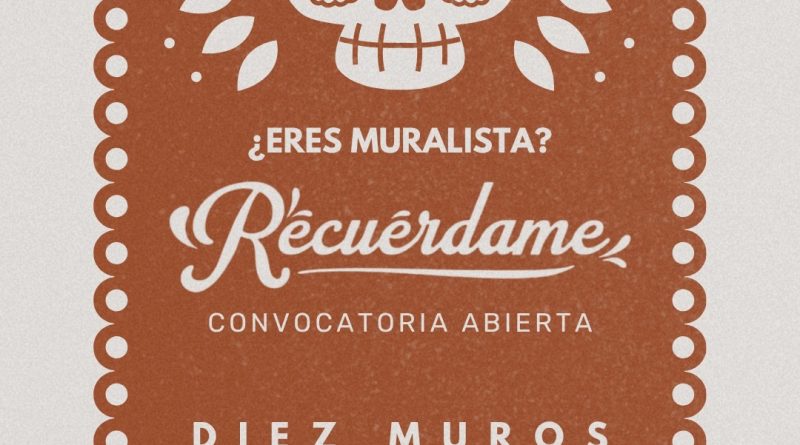 Buscan artistas para crear 10 murales por el Día de Muertos en Puerto Vallarta.