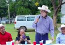 Héctor Santana acompaña al Ejido de El Porvenir en su aniversario