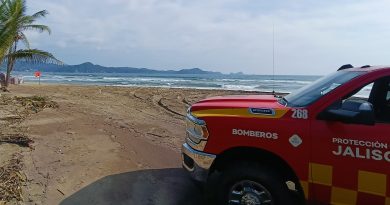Protección Civil vigila la Costa Sur de Jalisco por Vance