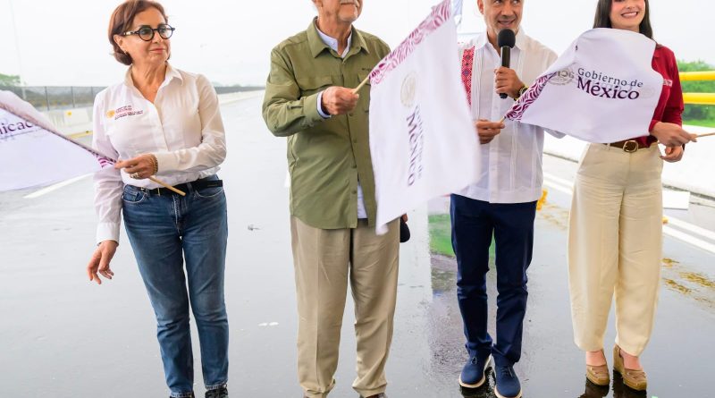 Inauguran el Puente Amado Nervo; ahorrará 40 minutos de traslado