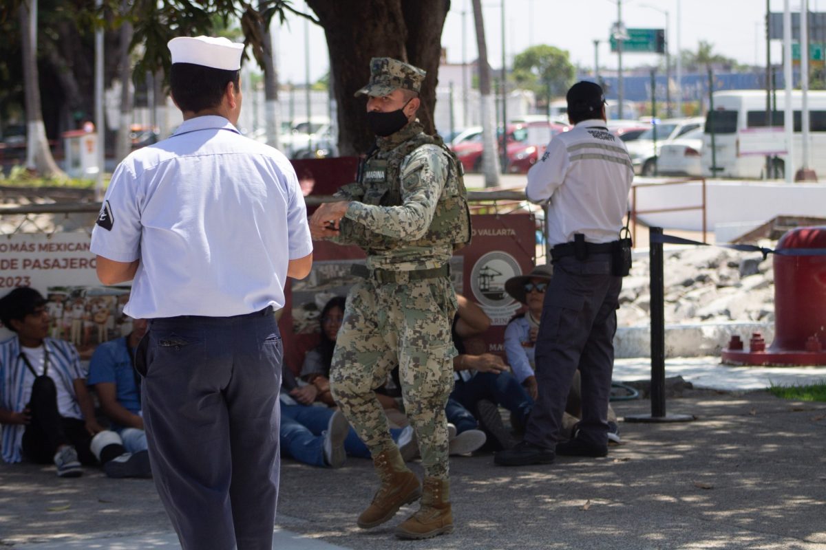 Simulacro Nivel de Protección III  Puerto Vallarta, seguridad, socorristas.